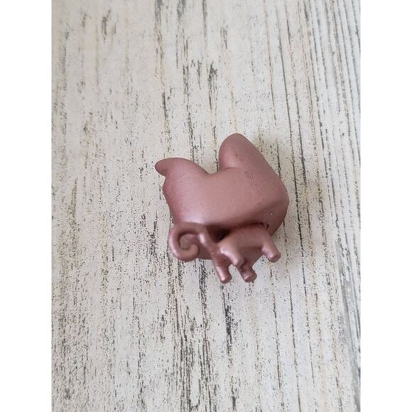 Rose gold mini fox cat animal toy figure play - Picture 4 of 4